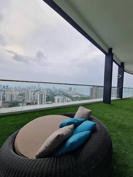 Apartamento Seaview & Townview Infinity Retreat Urban Suite 3R2B 8Pax Georgetown Jelutong Malásia